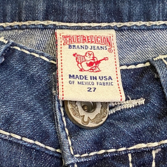 TRUE RELIGION WN72075ED Joey Natural Big T 27 - Picture 4 of 6
